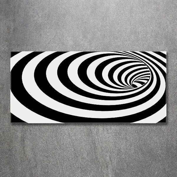 Acrylic wall art Striped spiral