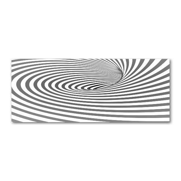 Wall art acrylic Striped spiral