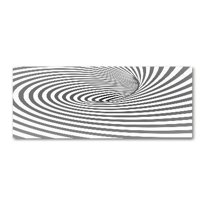 Wall art acrylic Striped spiral