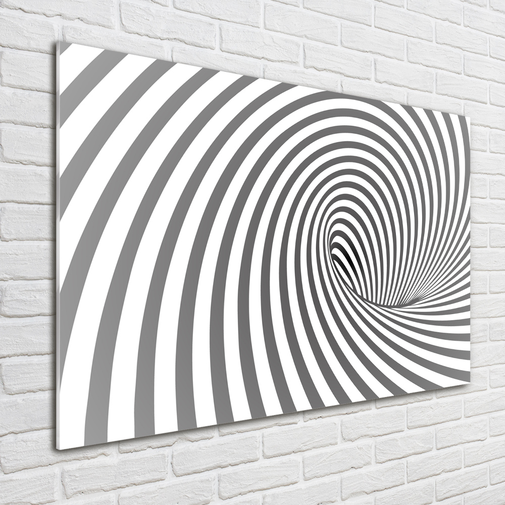 Wall art acrylic Striped spiral