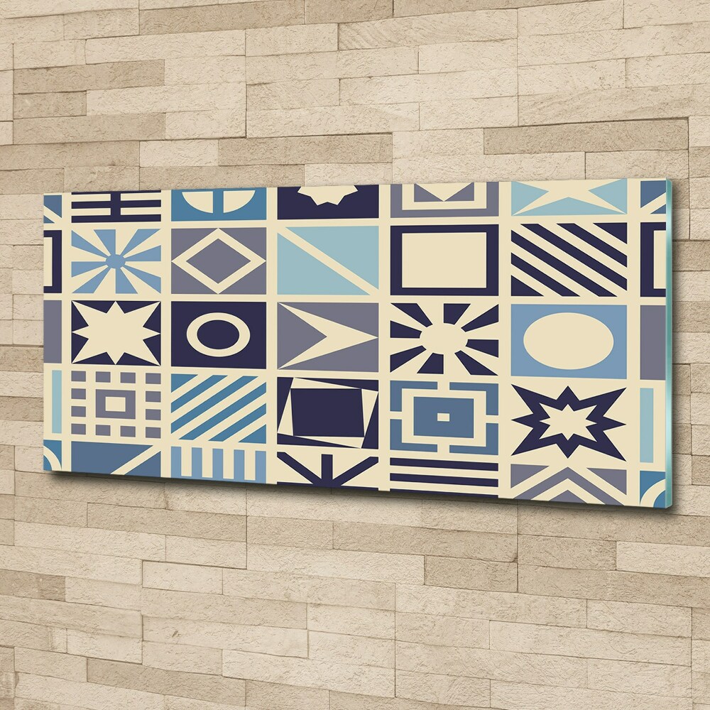 Wall art acrylic Geometric background