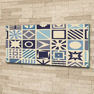 Wall art acrylic Geometric background