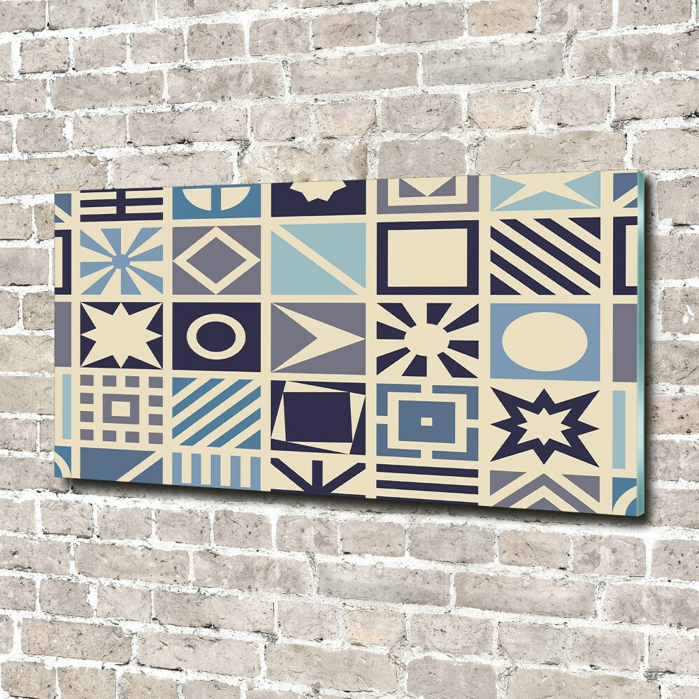 Wall art acrylic Geometric background