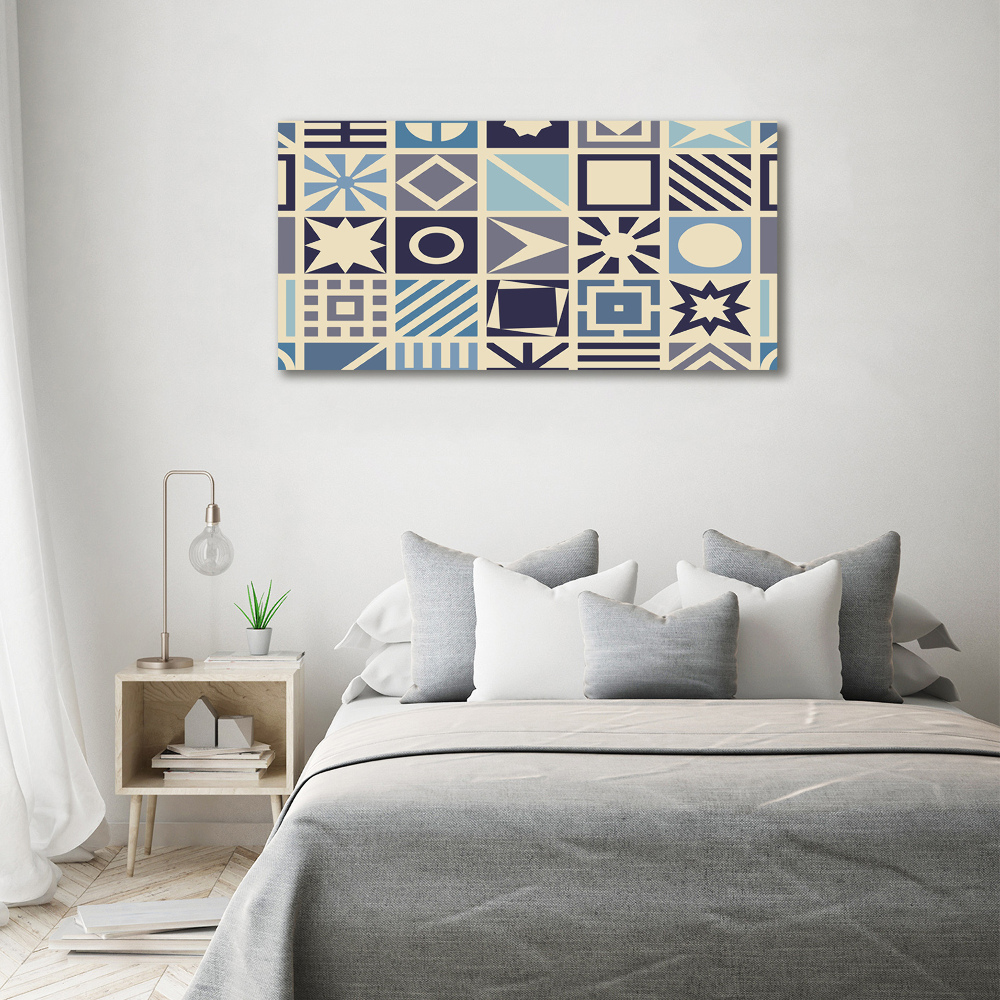 Wall art acrylic Geometric background