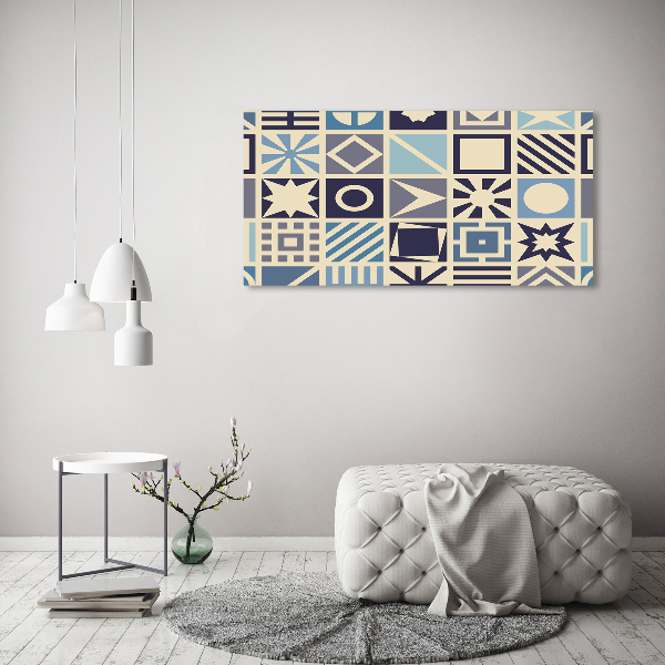 Wall art acrylic Geometric background