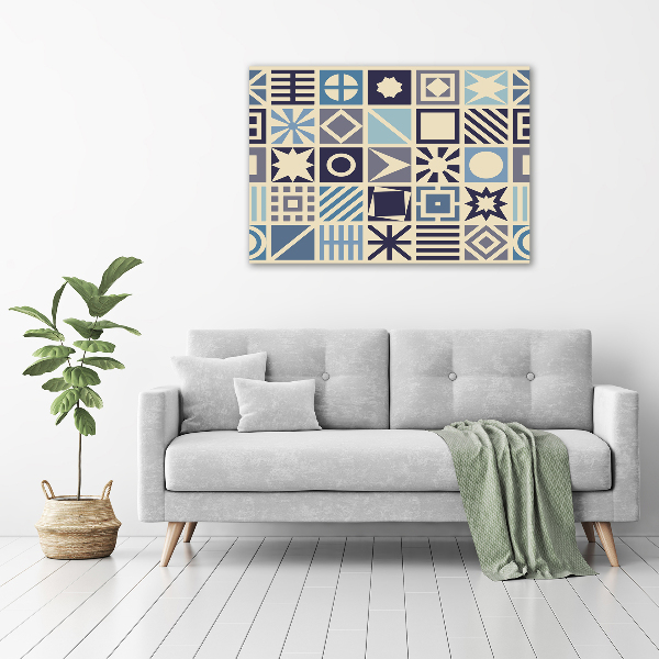 Wall art acrylic Geometric background