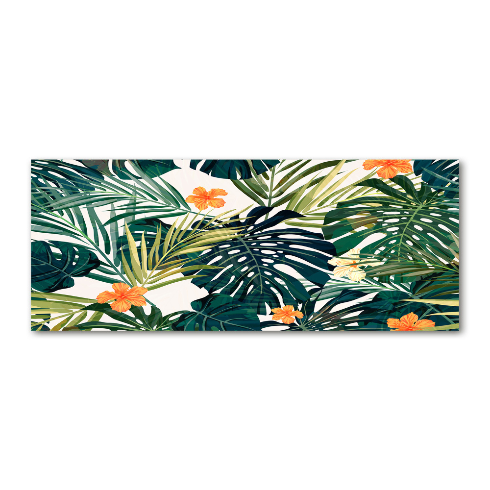 Print on acrylic Tropical leaves