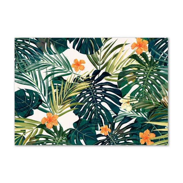 Print on acrylic Tropical leaves