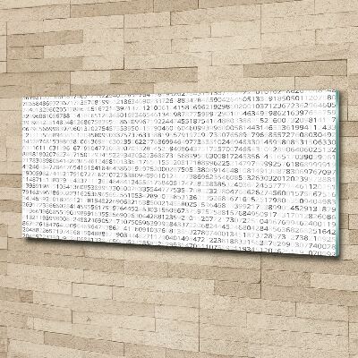 Acrylic print Binary code