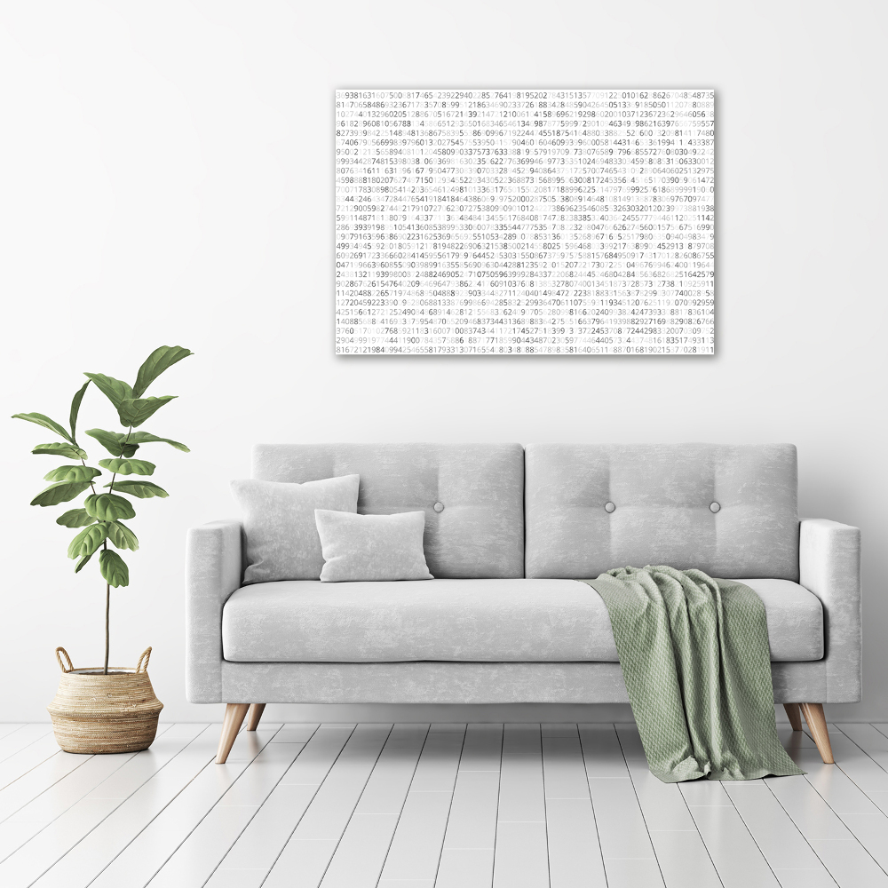 Acrylic print Binary code