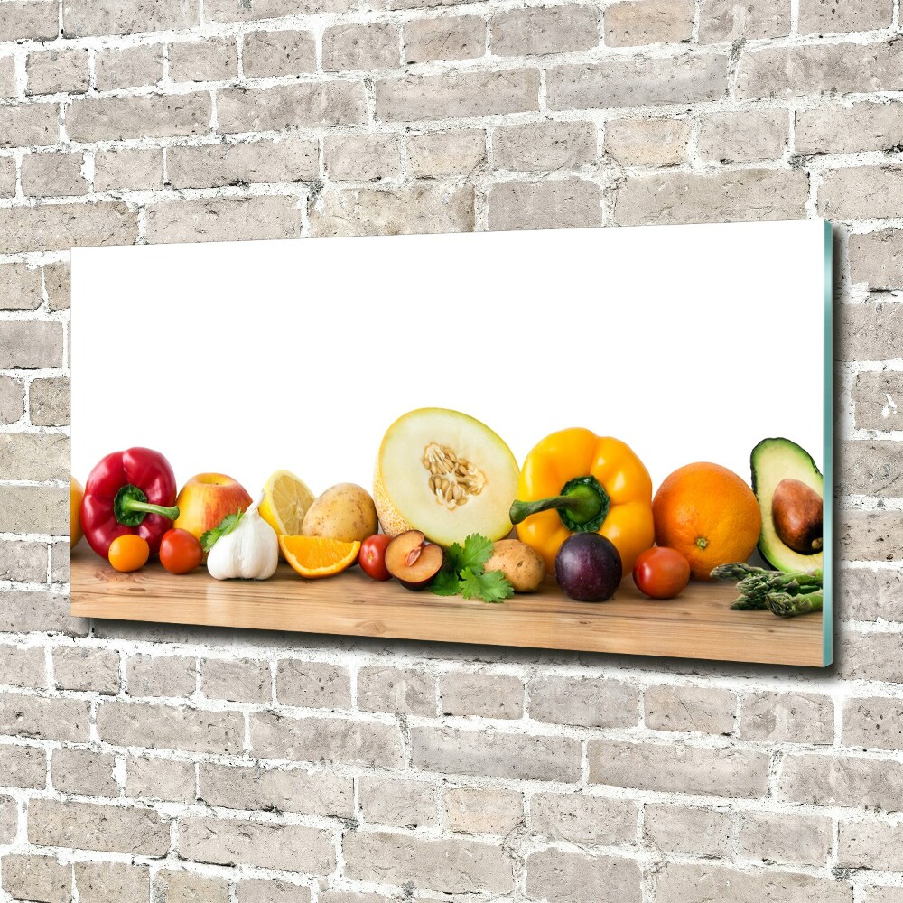 Print on acrylic Fruits and vegetables