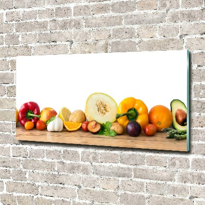 Print on acrylic Fruits and vegetables