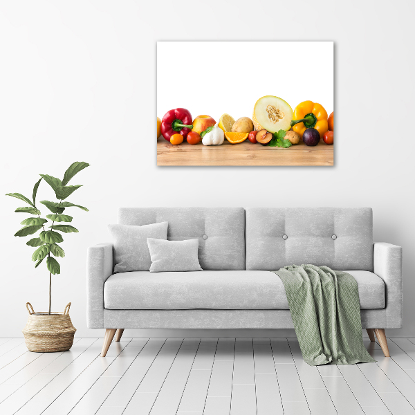 Print on acrylic Fruits and vegetables