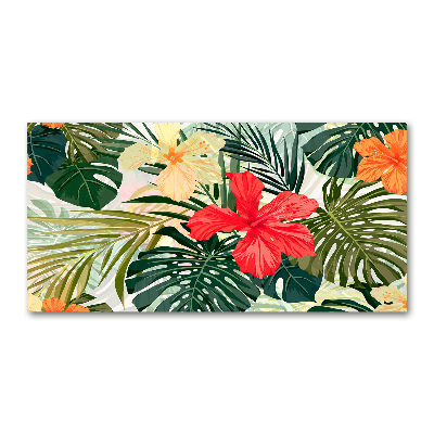 Print on acrylic Hawaiian flowers