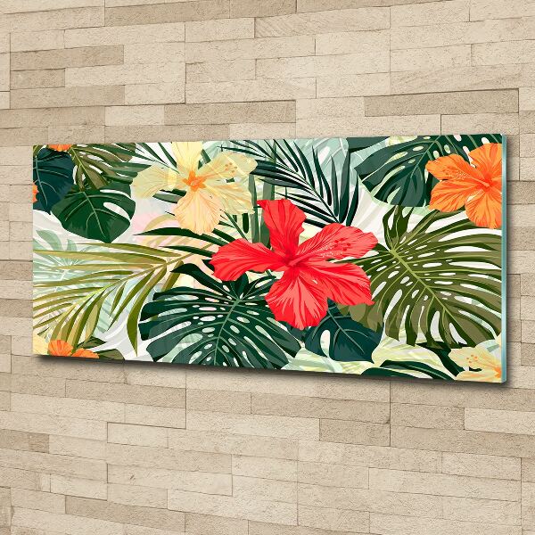 Print on acrylic Hawaiian flowers