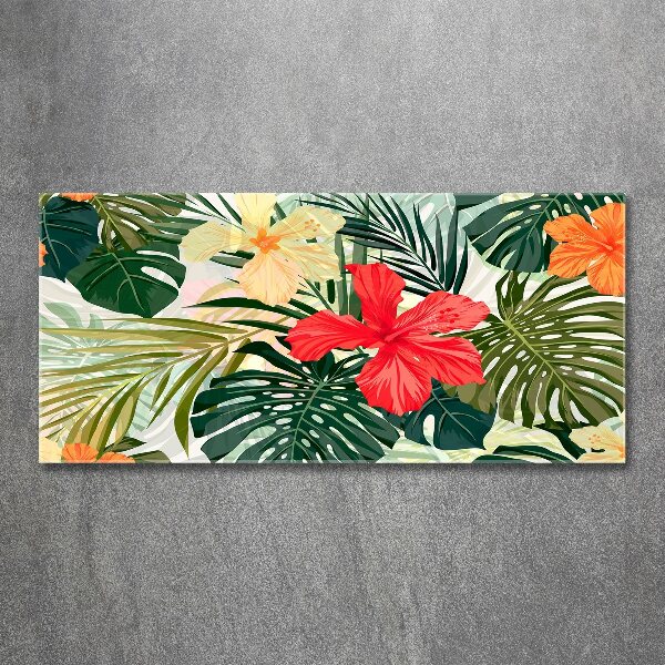 Print on acrylic Hawaiian flowers