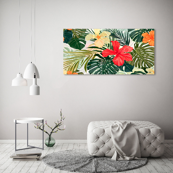 Print on acrylic Hawaiian flowers