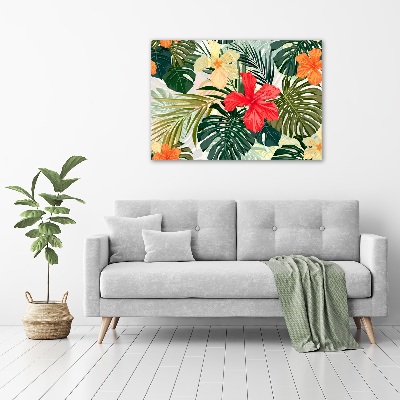 Print on acrylic Hawaiian flowers