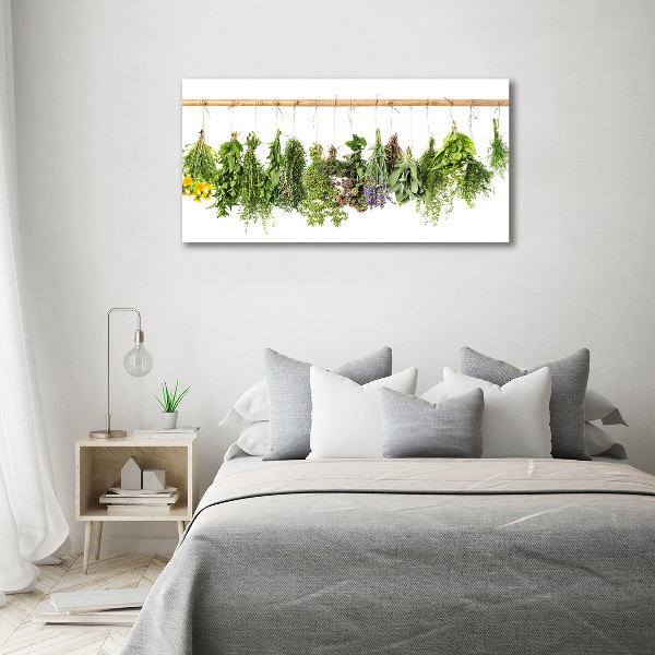 Print on acrylic Herbs on a string