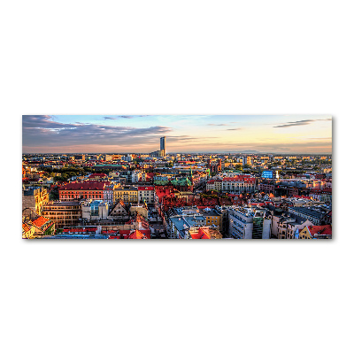 Acrylic print Panorama of Wrocław