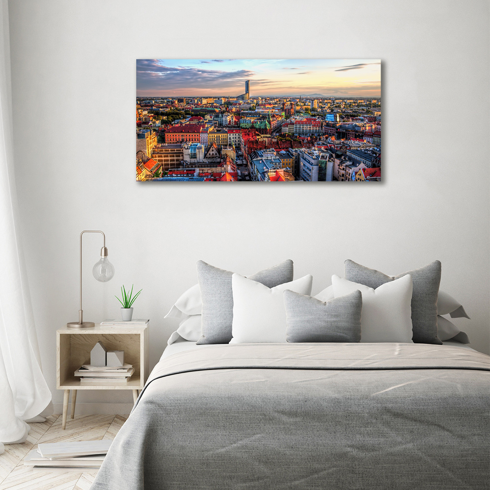 Acrylic print Panorama of Wrocław