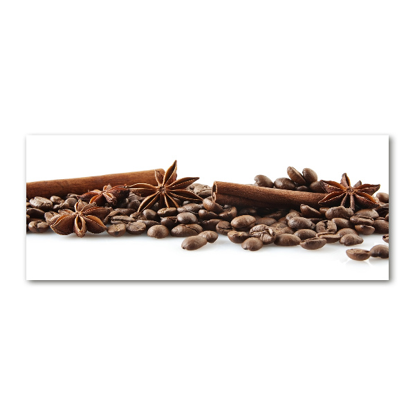 Wall art acrylic Cinnamon coffee beans