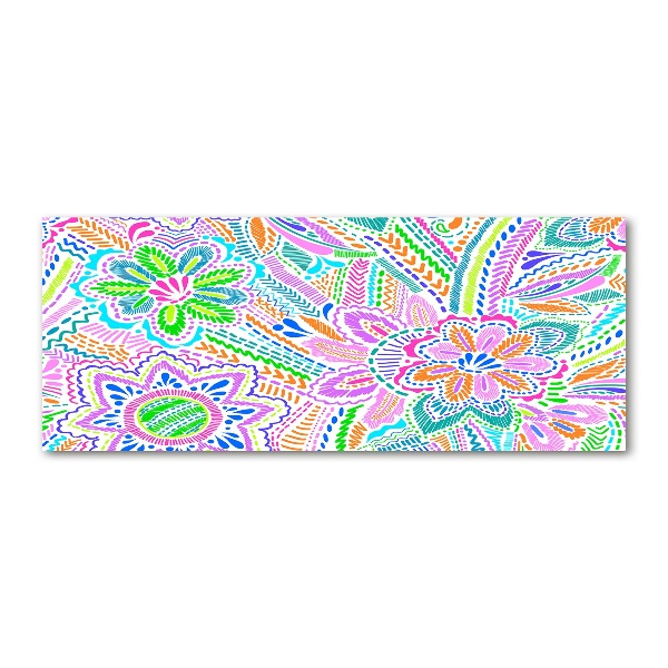 Wall art acrylic Floral pattern