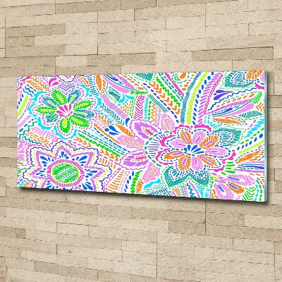 Wall art acrylic Floral pattern