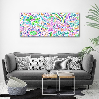 Wall art acrylic Floral pattern