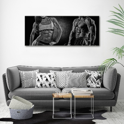 Acrylic print Muscle structure