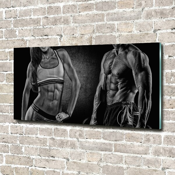 Acrylic print Muscle structure