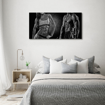 Acrylic print Muscle structure