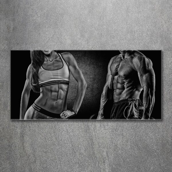 Acrylic print Muscle structure