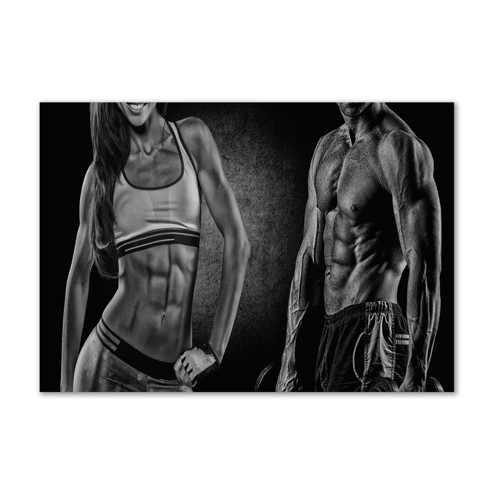 Acrylic print Muscle structure