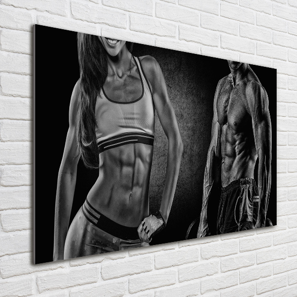 Acrylic print Muscle structure