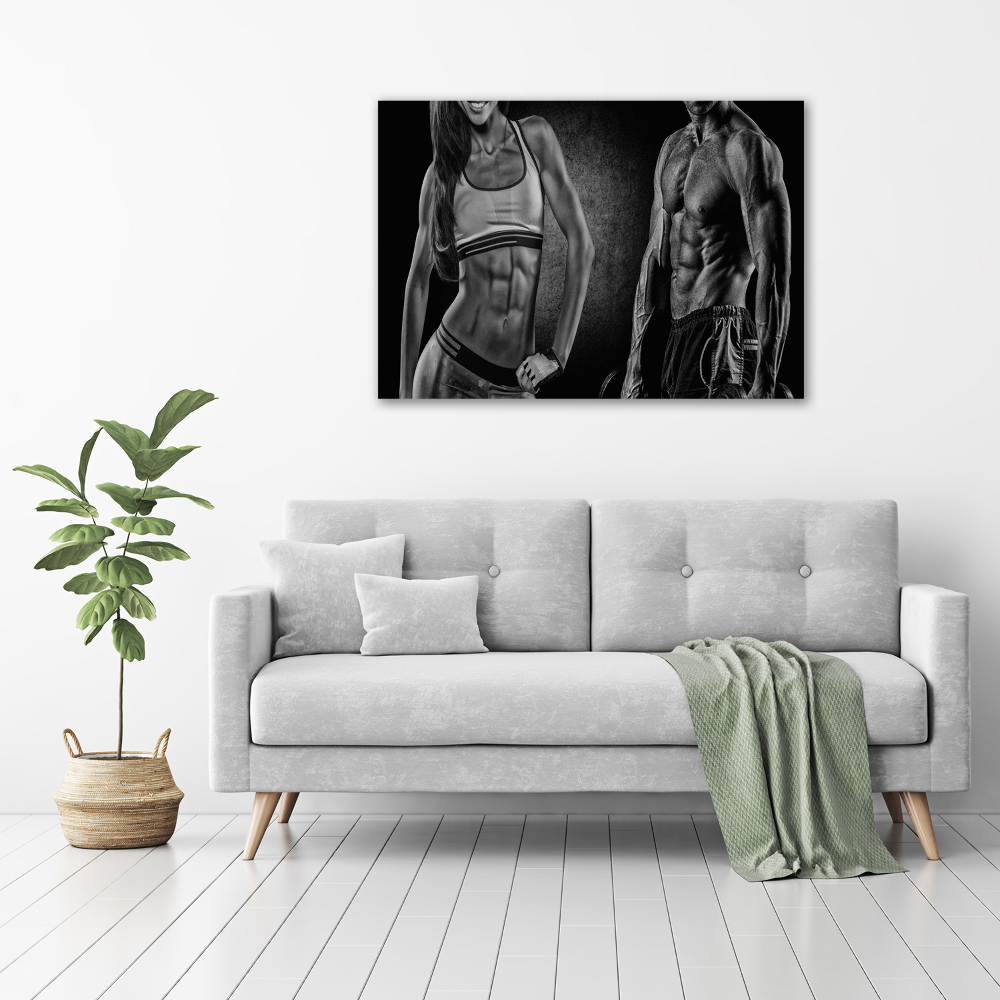 Acrylic print Muscle structure