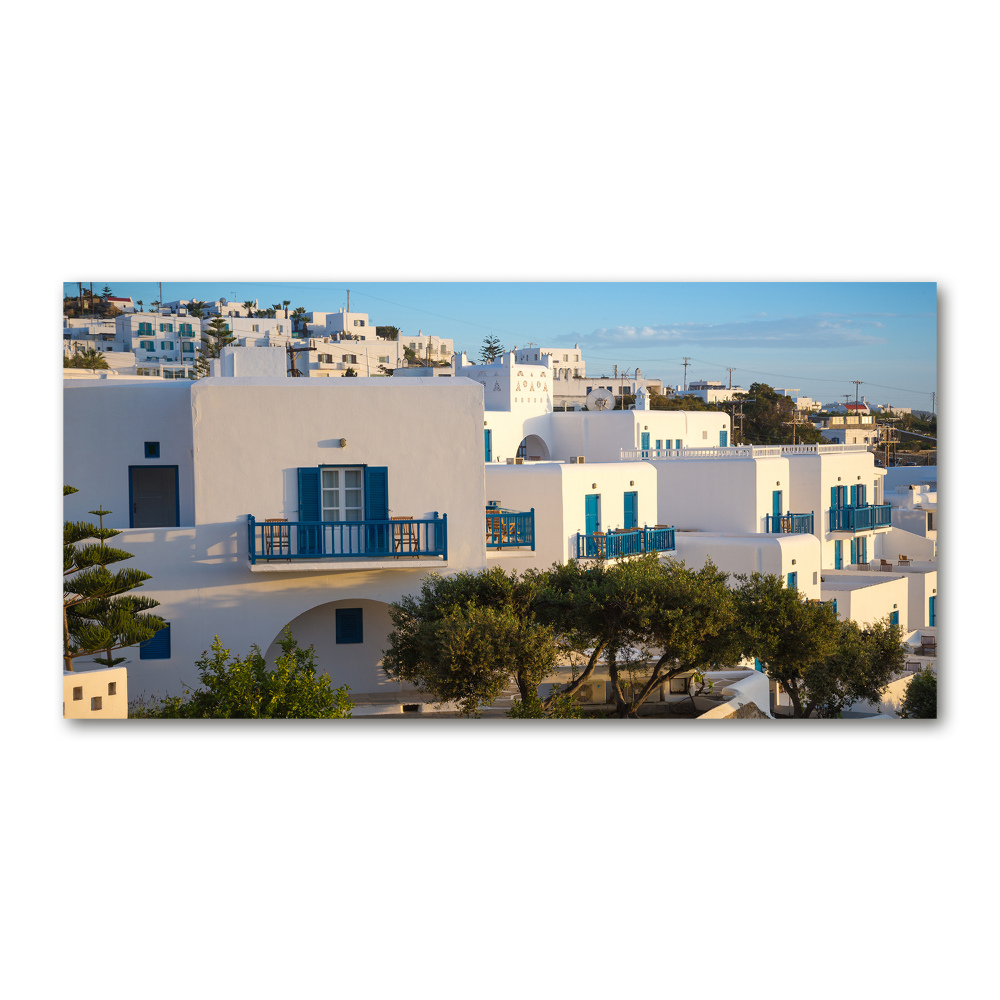 Acrylic print Mykonos Greece