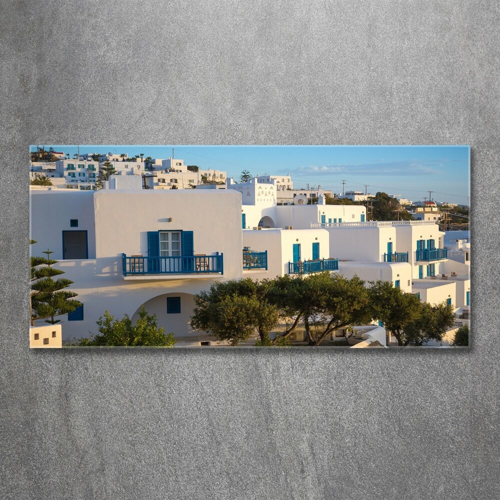 Acrylic print Mykonos Greece