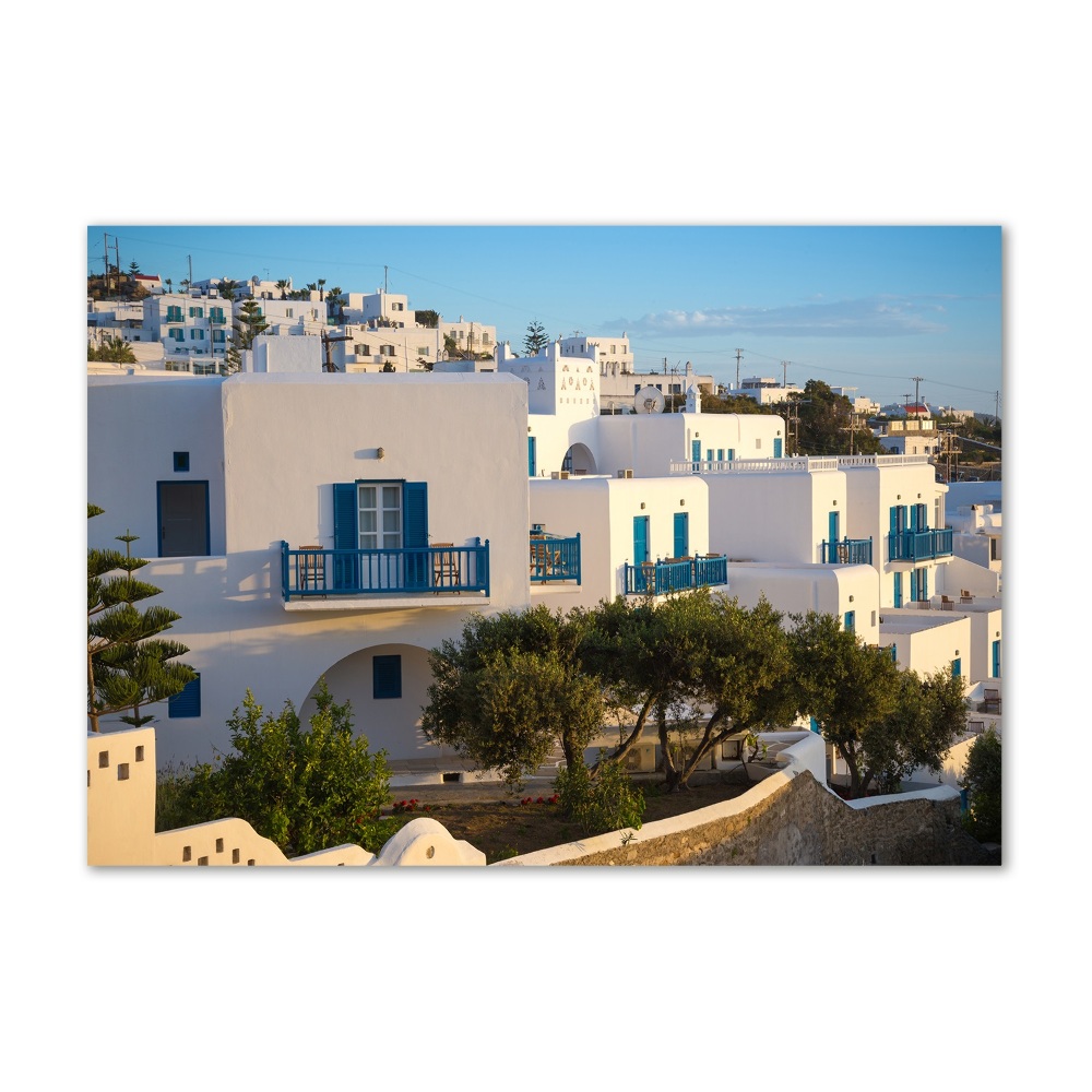 Acrylic print Mykonos Greece