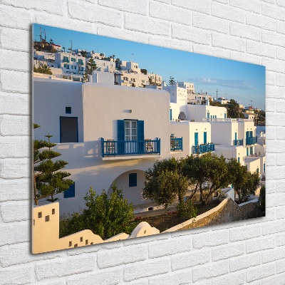 Acrylic print Mykonos Greece