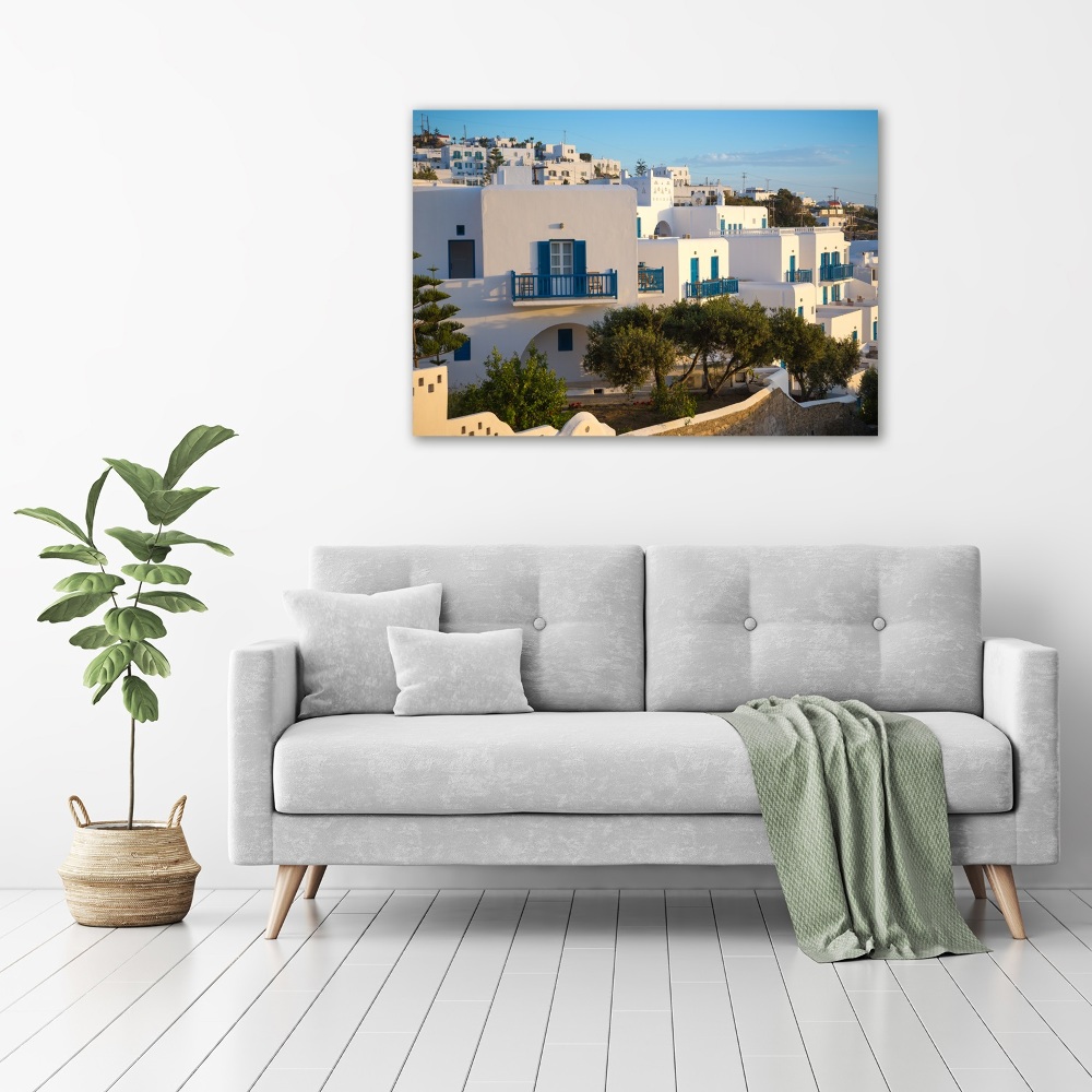 Acrylic print Mykonos Greece