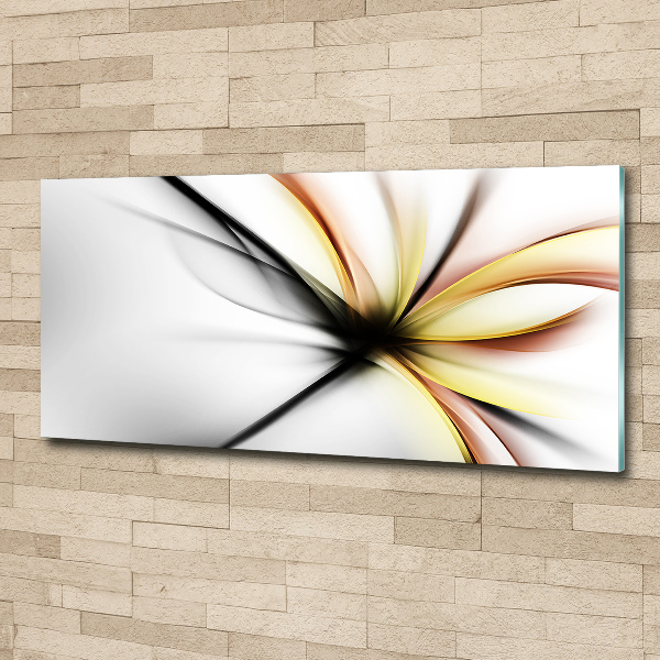 Acrylic wall art Flower abstraction