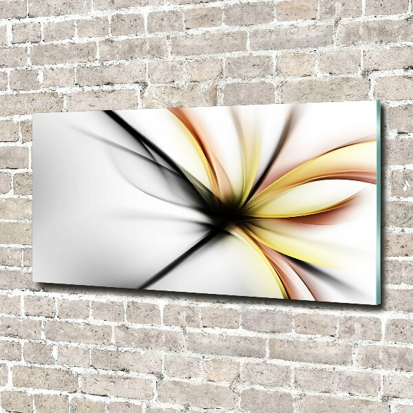 Acrylic wall art Flower abstraction