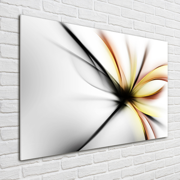 Acrylic wall art Flower abstraction