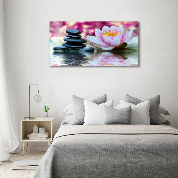 Acrylic print water lily