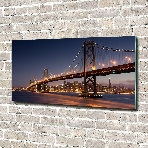 Acrylic print San Francisco bridge