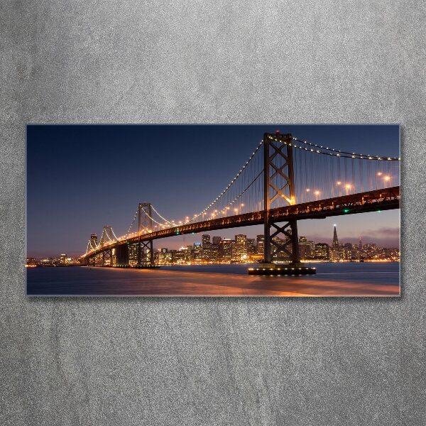 Acrylic print San Francisco bridge