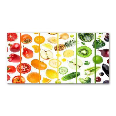 Acrylic wall art Fruits and vegetables