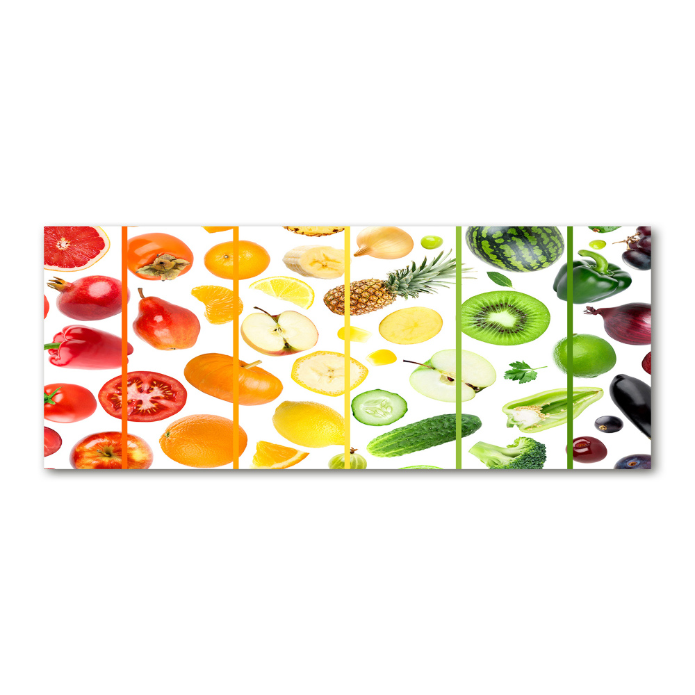 Acrylic wall art Fruits and vegetables