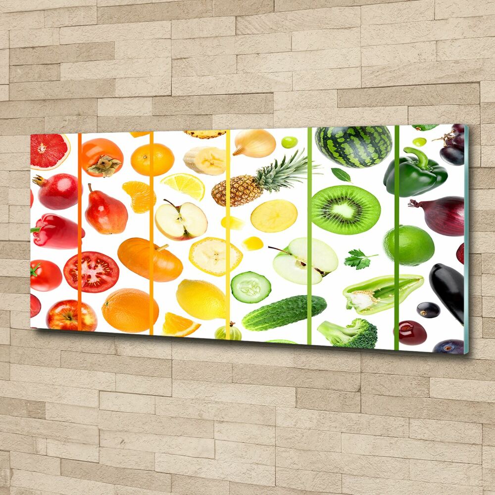 Acrylic wall art Fruits and vegetables